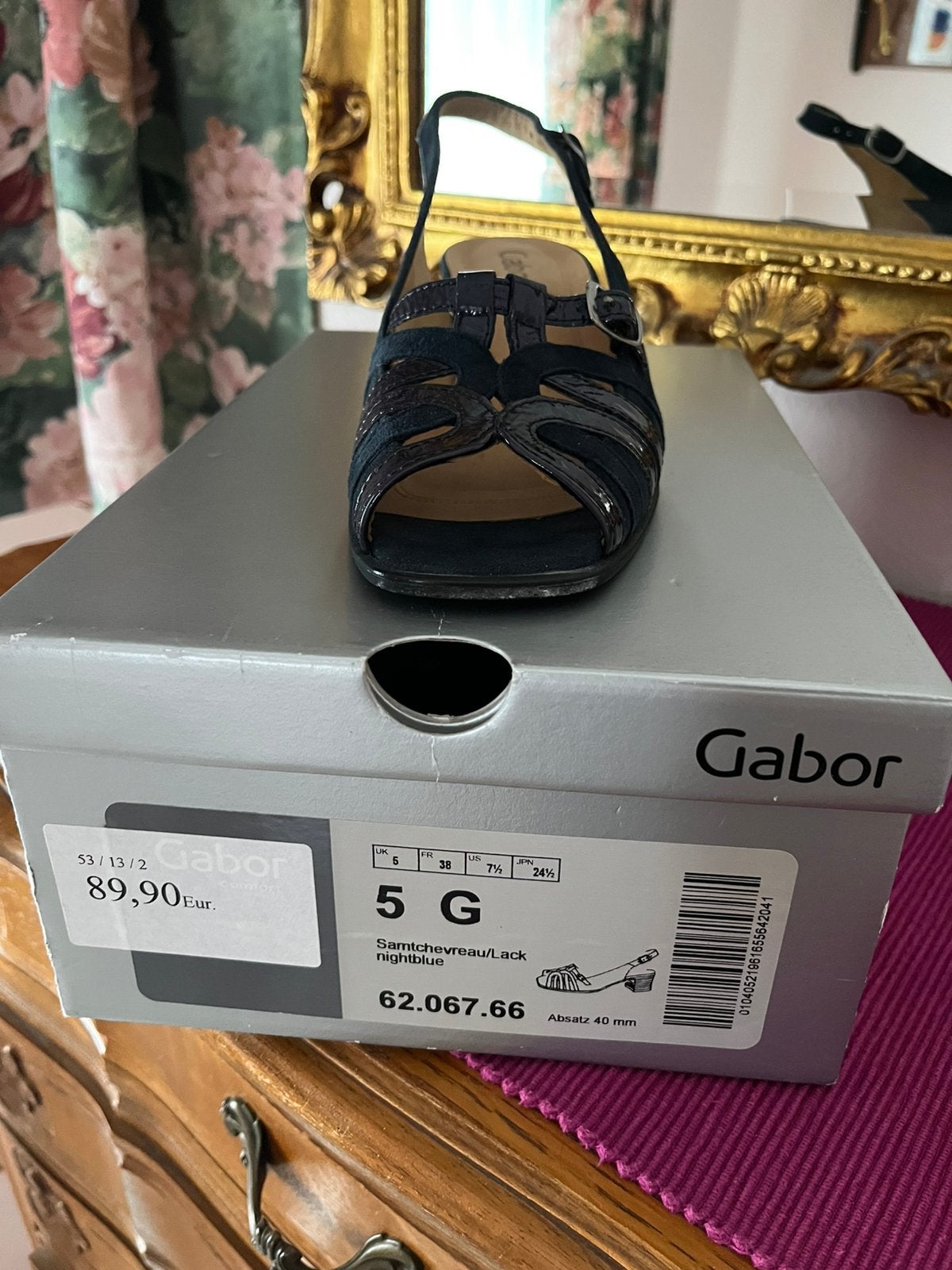 (Nr 1 )Nachtblauwe geklede schoen van gabor maat 38, Kleding | Dames, Ophalen, Zo goed als nieuw