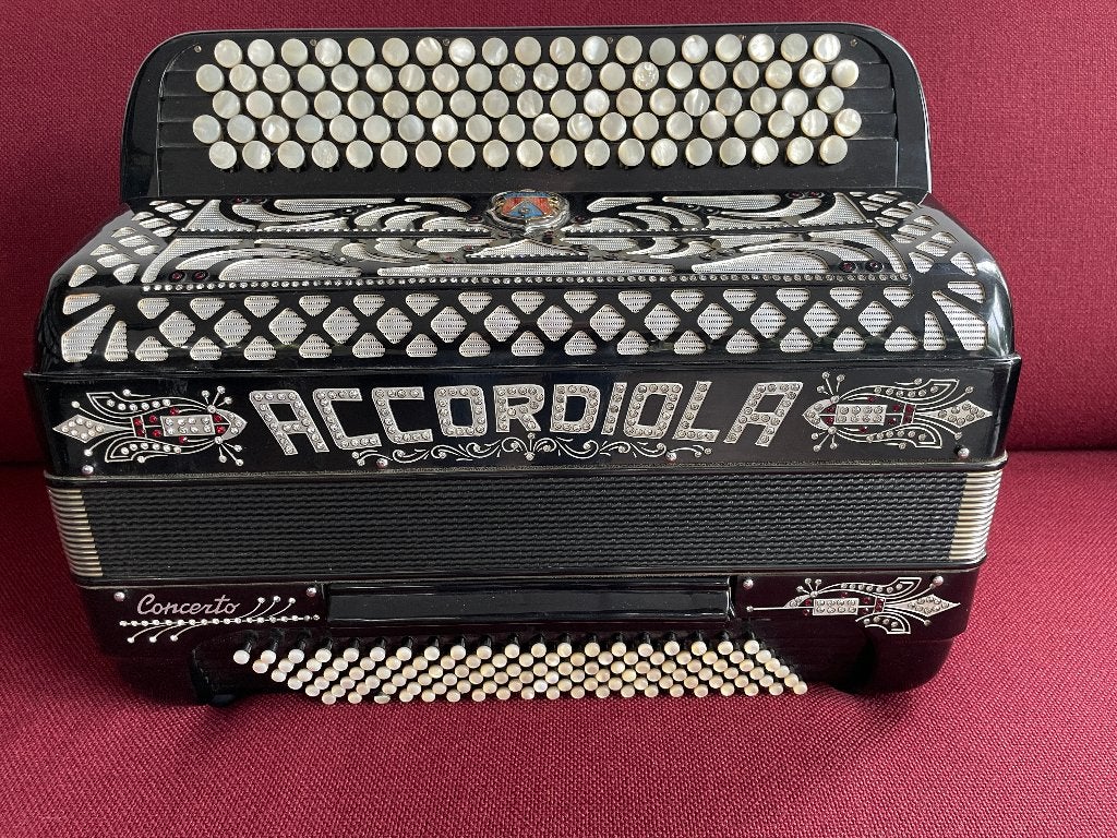 Accordiola Concerto Knopaccordeon.DO3.4 korig .Musette.Top., Muziek en Instrumenten, Gebruikt, Met koffer, Ophalen of Verzenden