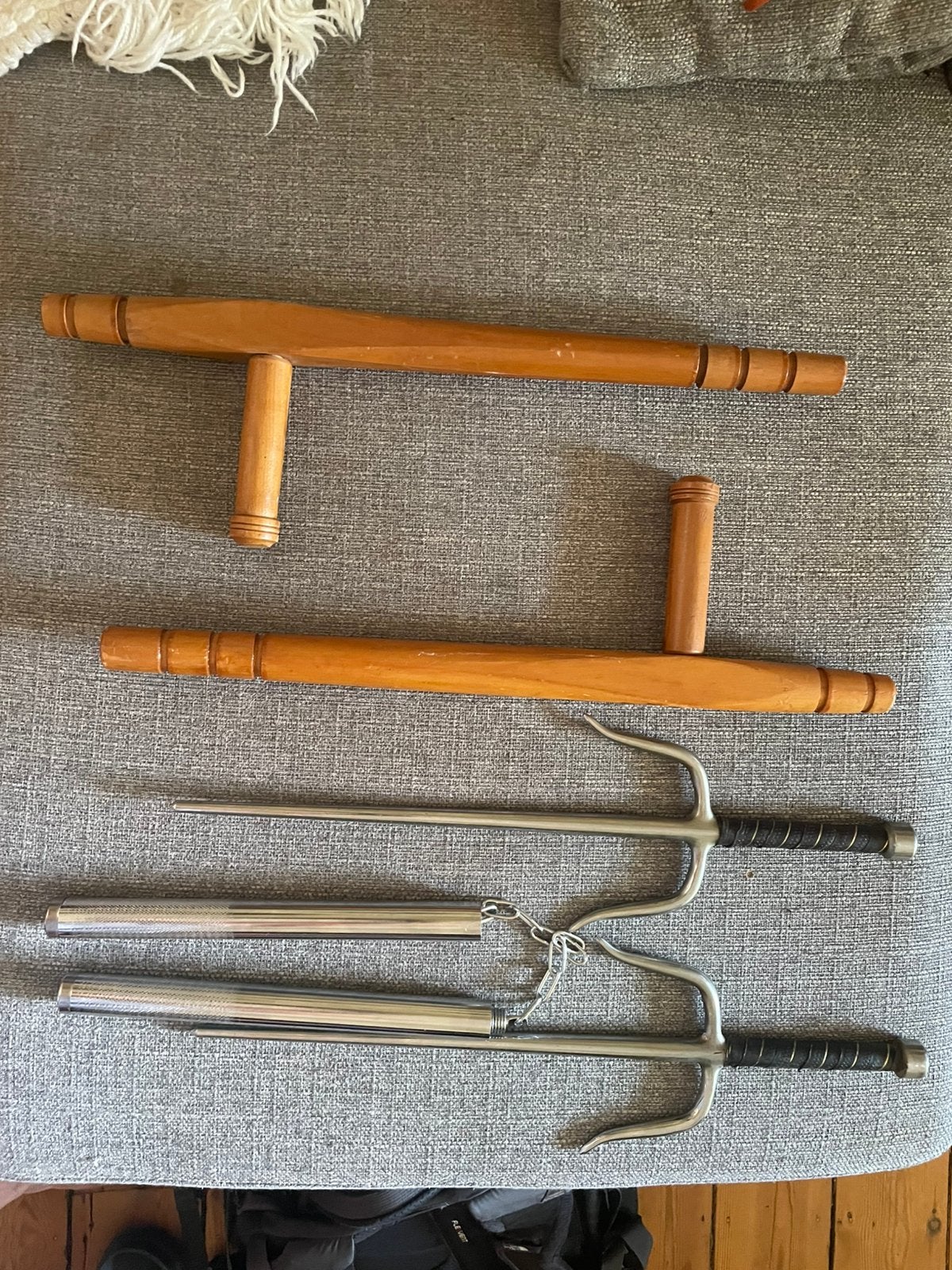 Nuchaku Saï Tonfa, Enlèvement, Utilisé
