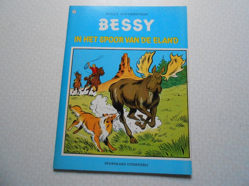 Bessy 137 In het spoor van de eland 1980 1 ste druk., Willy Vandersteen, Eén stripboek, Nieuw, Ophalen of Verzenden