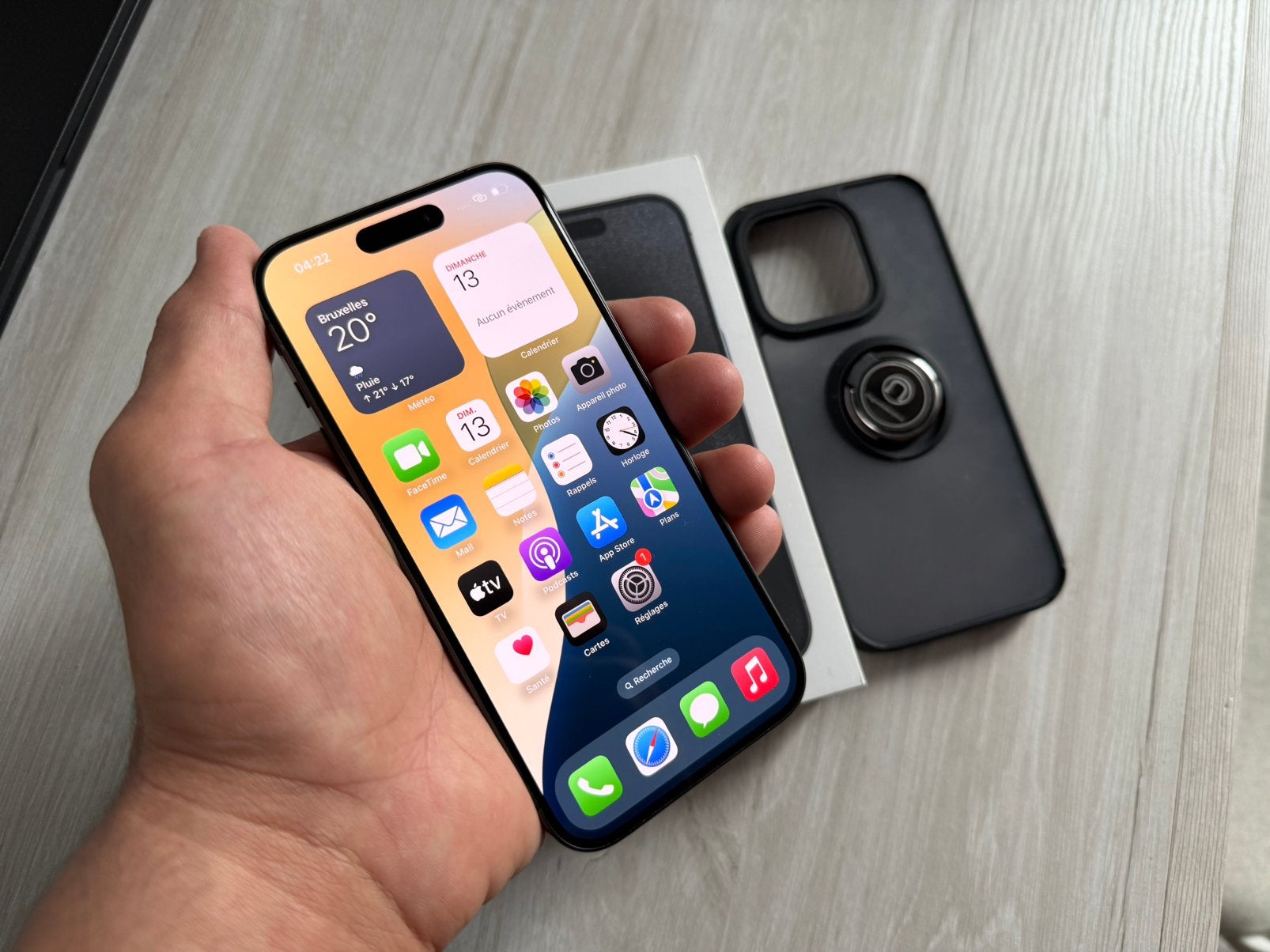 iPhone 15 Pro 128GB Black , En très bon état, 128 GB, Comme neuf, Enlèvement, Sans abonnement