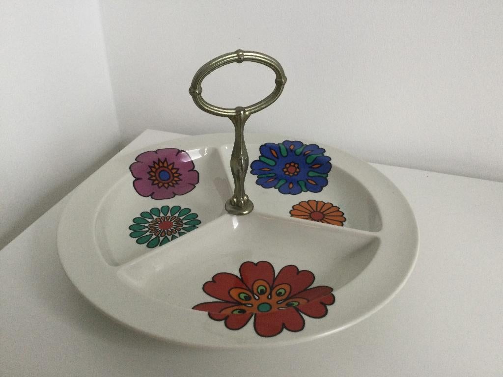 Vintage: taartschaal van Villeroy en Boch, Antiek en Kunst, Ophalen