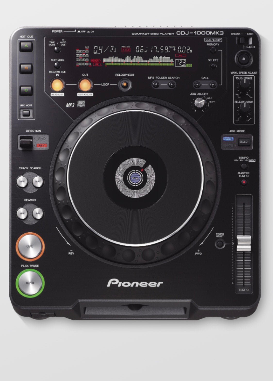 2 x cdj 1000 mk3, Ophalen, Zo goed als nieuw, Draaitafel, Pioneer