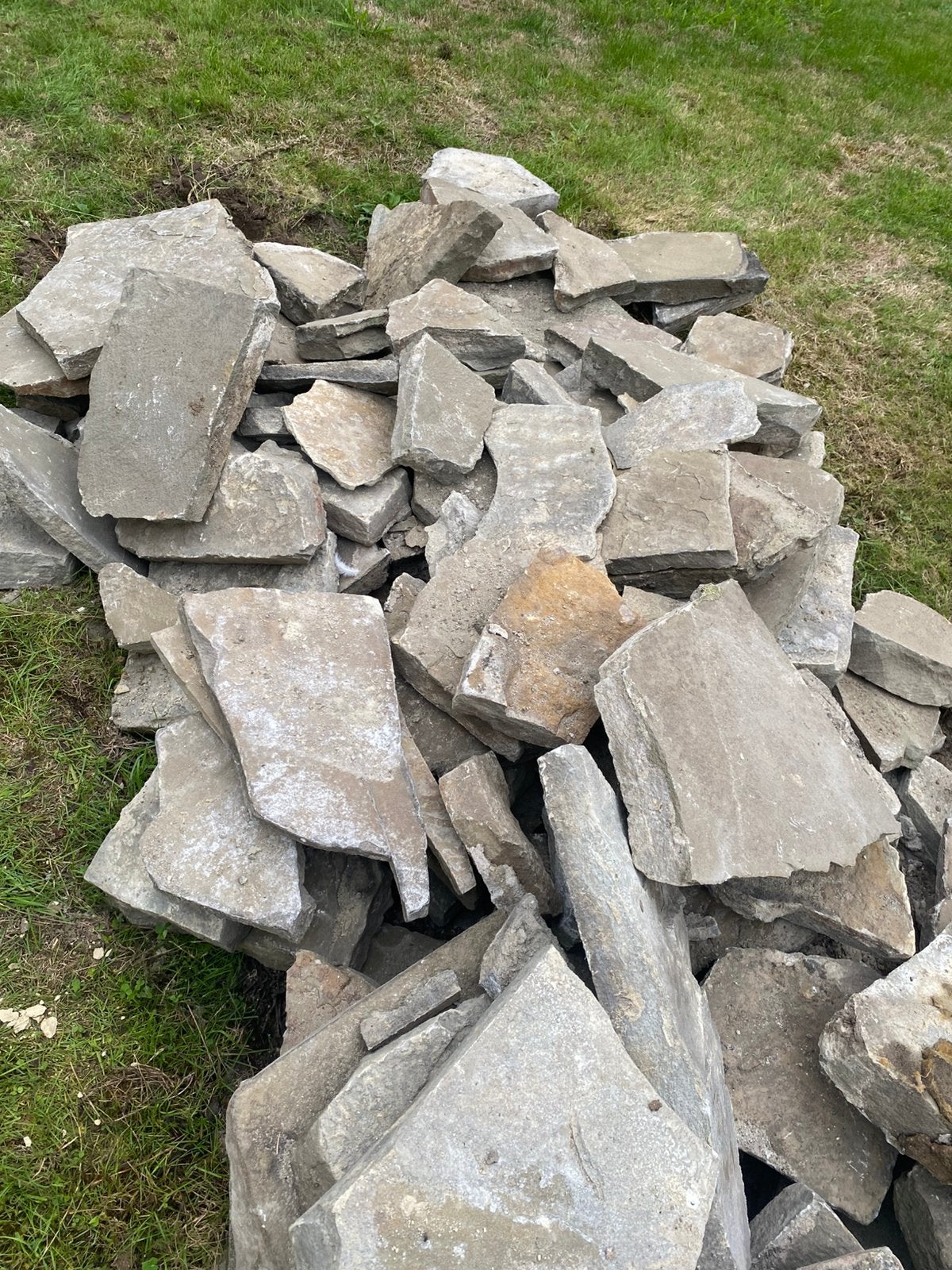 Terras tegels, Tuin en Terras, Ophalen, Overige materialen, Gebruikt, Overige typen