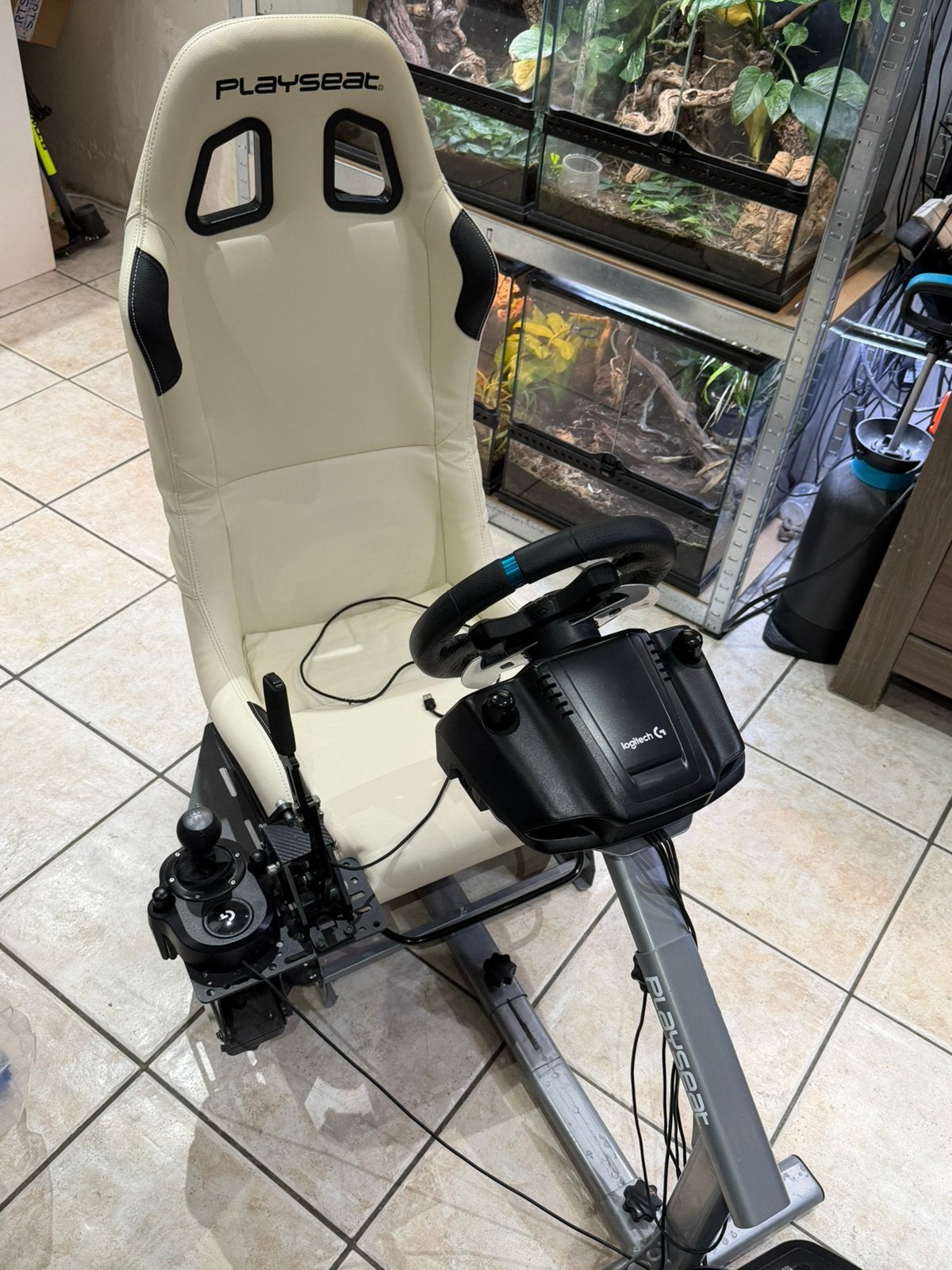 Playseat complet plus accessoire, Ophalen, Zo goed als nieuw