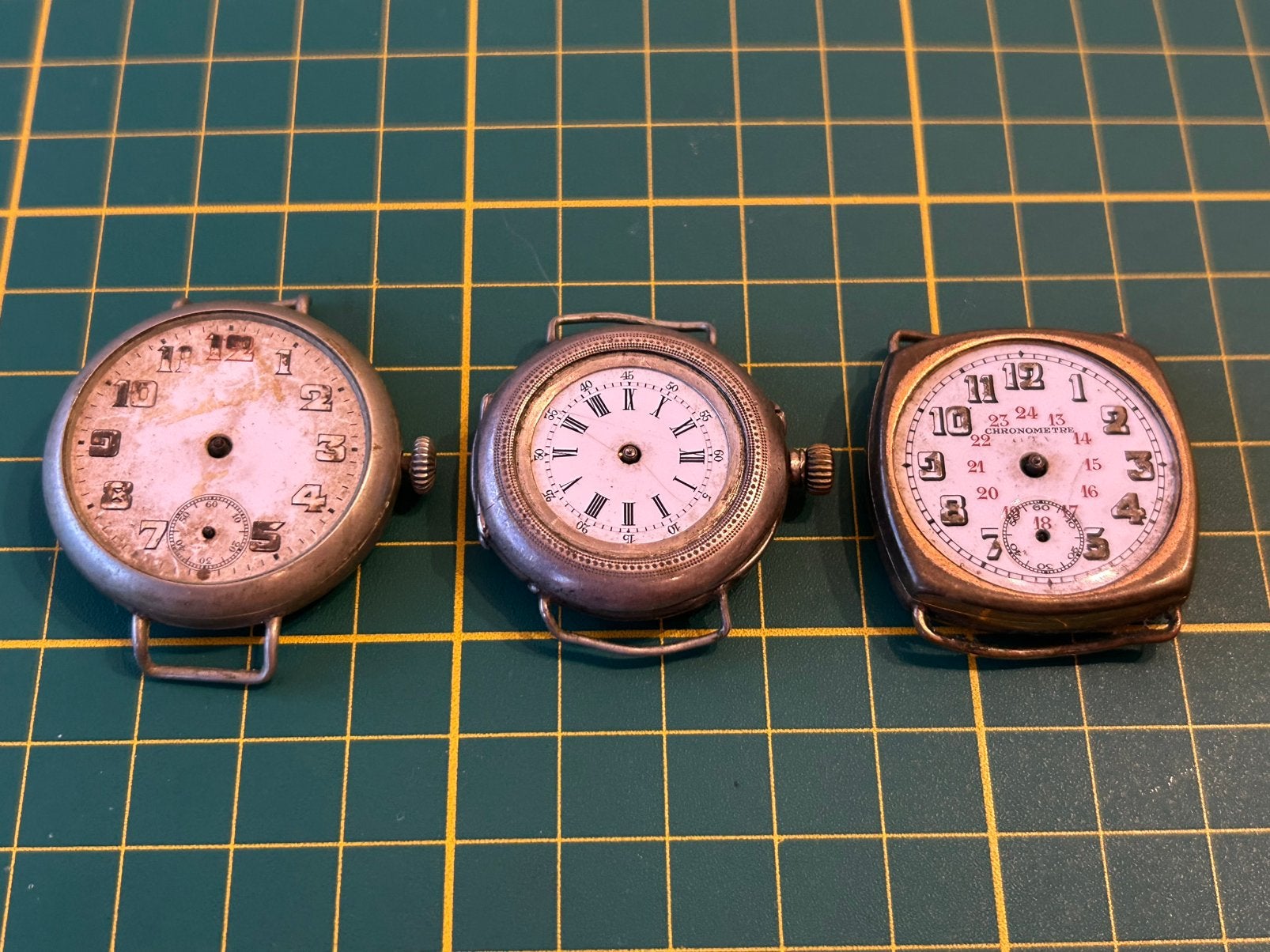 Lot - 34 vintage horloges - Voor onderdelen / reparatie, Overige merken, Staal, Ophalen of Verzenden, Onbekend