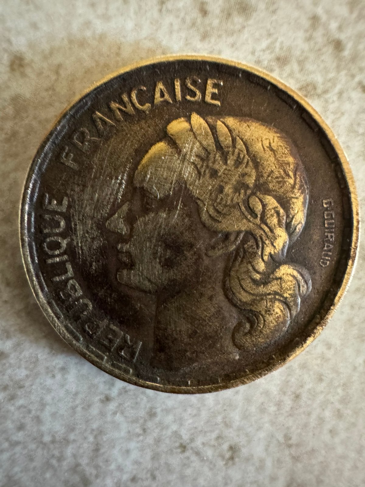 Munt 50 Francs 1952, Ophalen