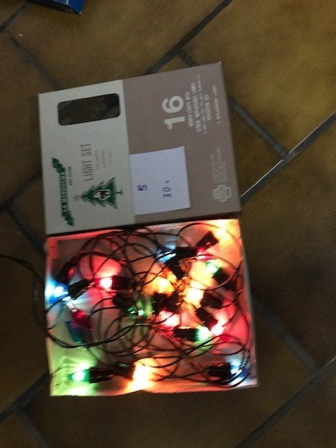 Kerstverlichting, Ophalen, Gebruikt
