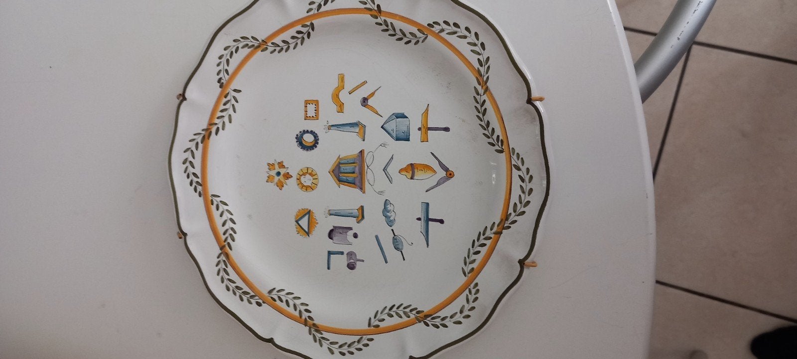 Plaque de franc-maçonnerie avec certificat original de Feret, Enlèvement ou Envoi
