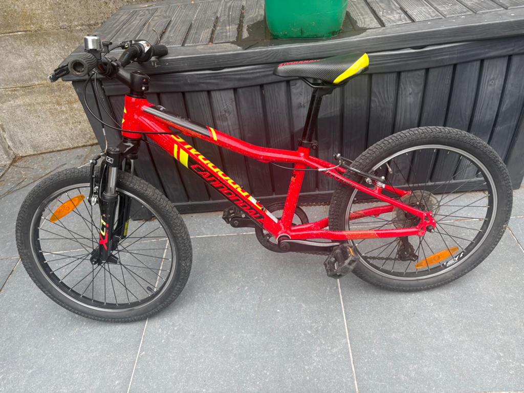 Kinderfiets MTB Cannondale 20 inch, Ophalen, Zo goed als nieuw, 20 tot 24 inch