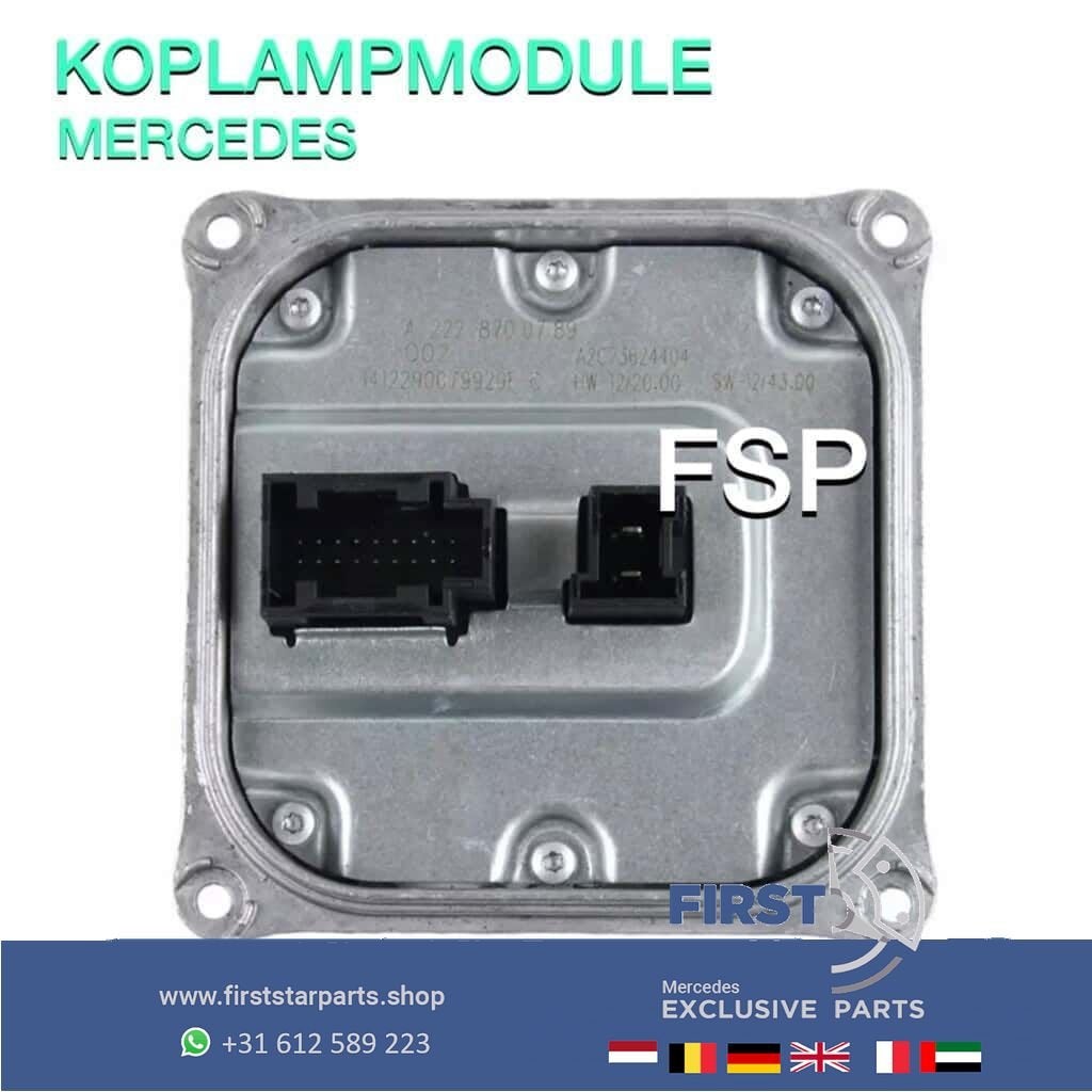 A2228700789 Koplamp module Mercedes C E CLS ML GL V S Klasse, Auto-onderdelen, Gebruikt, -, Ophalen of Verzenden, -