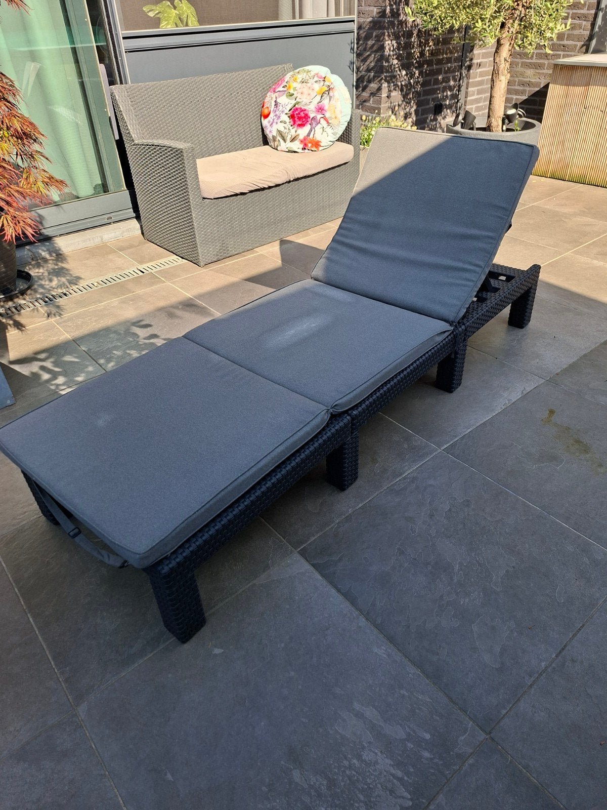 Allibert daytona deluxe lounger 3 positions, Tuin en Terras, Ophalen