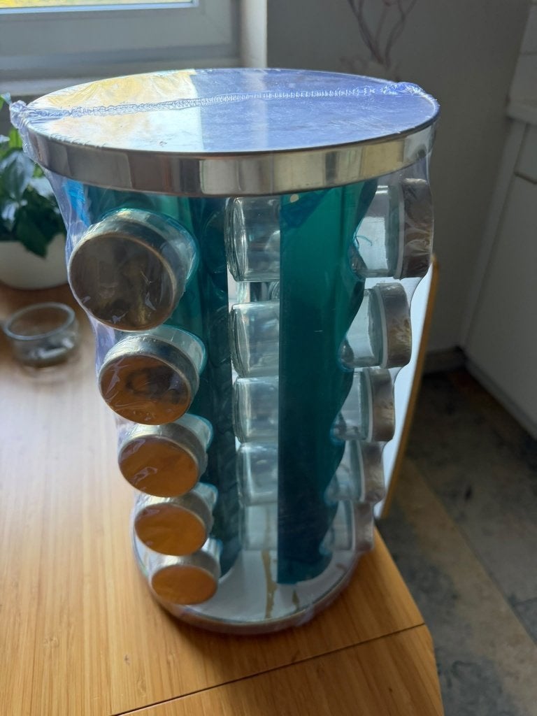 kruidenhouder, Huis en Inrichting, Ophalen, Glas, Nieuw, Voorraadpot