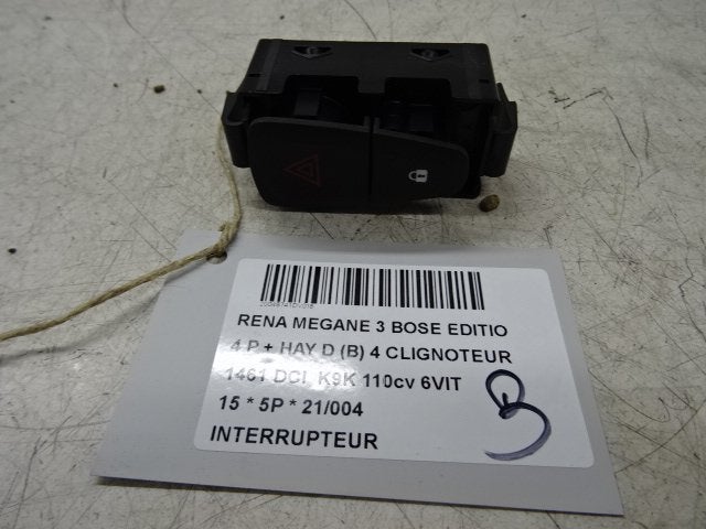 SCHAKELAAR Renault Megane III Berline (BZ) (01-2008/03-2017), Gebruikt, Renault