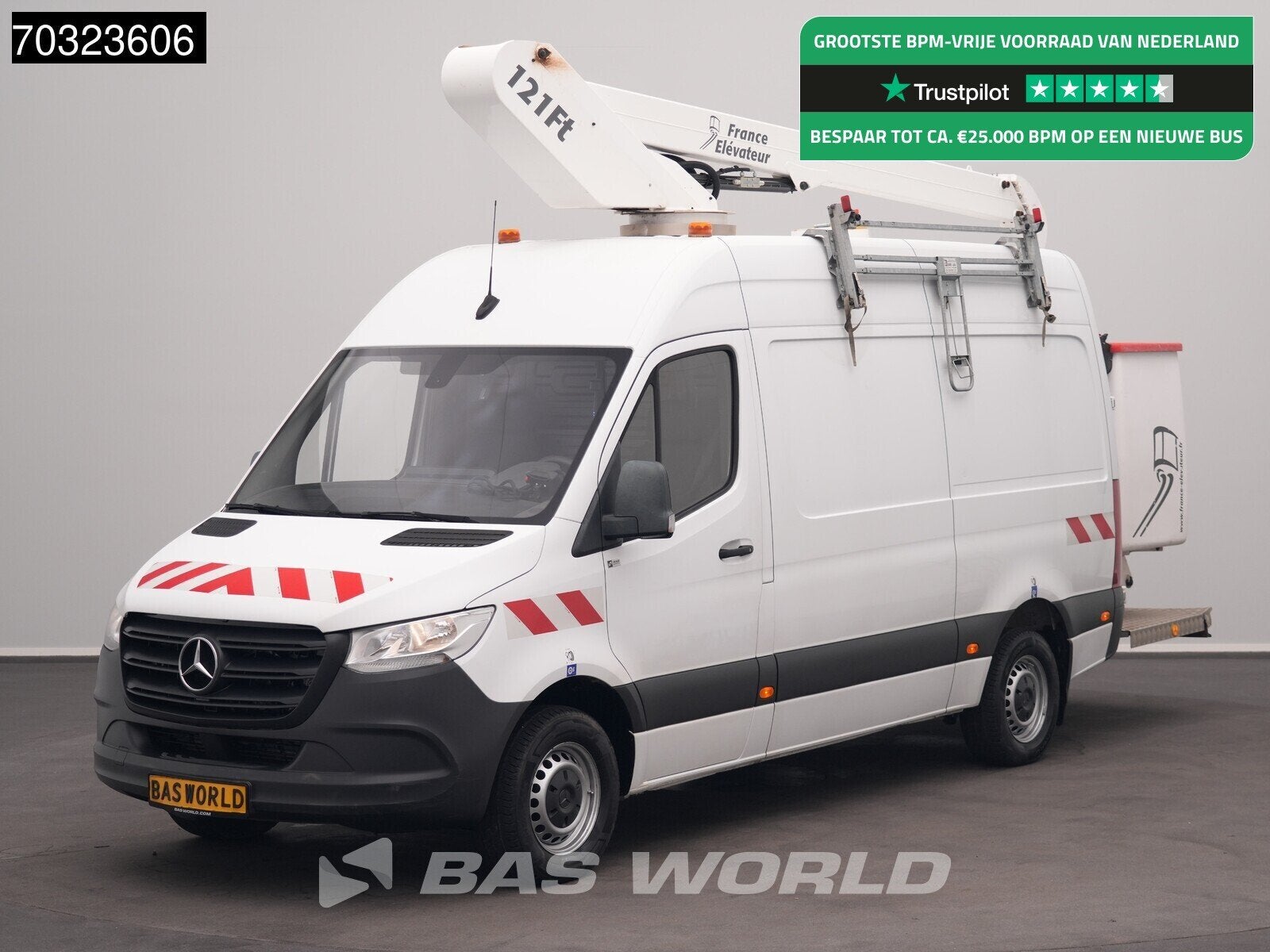 Mercedes Sprinter 316 CDI Hoogwerker 12m Werkhoogte L2H2 Tre, Autos, Camionnettes & Utilitaires, Achat, Euro 6, Entreprise, 2000 kg