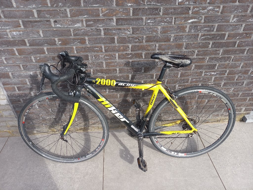 Koersfiets retro, Ophalen, Gebruikt