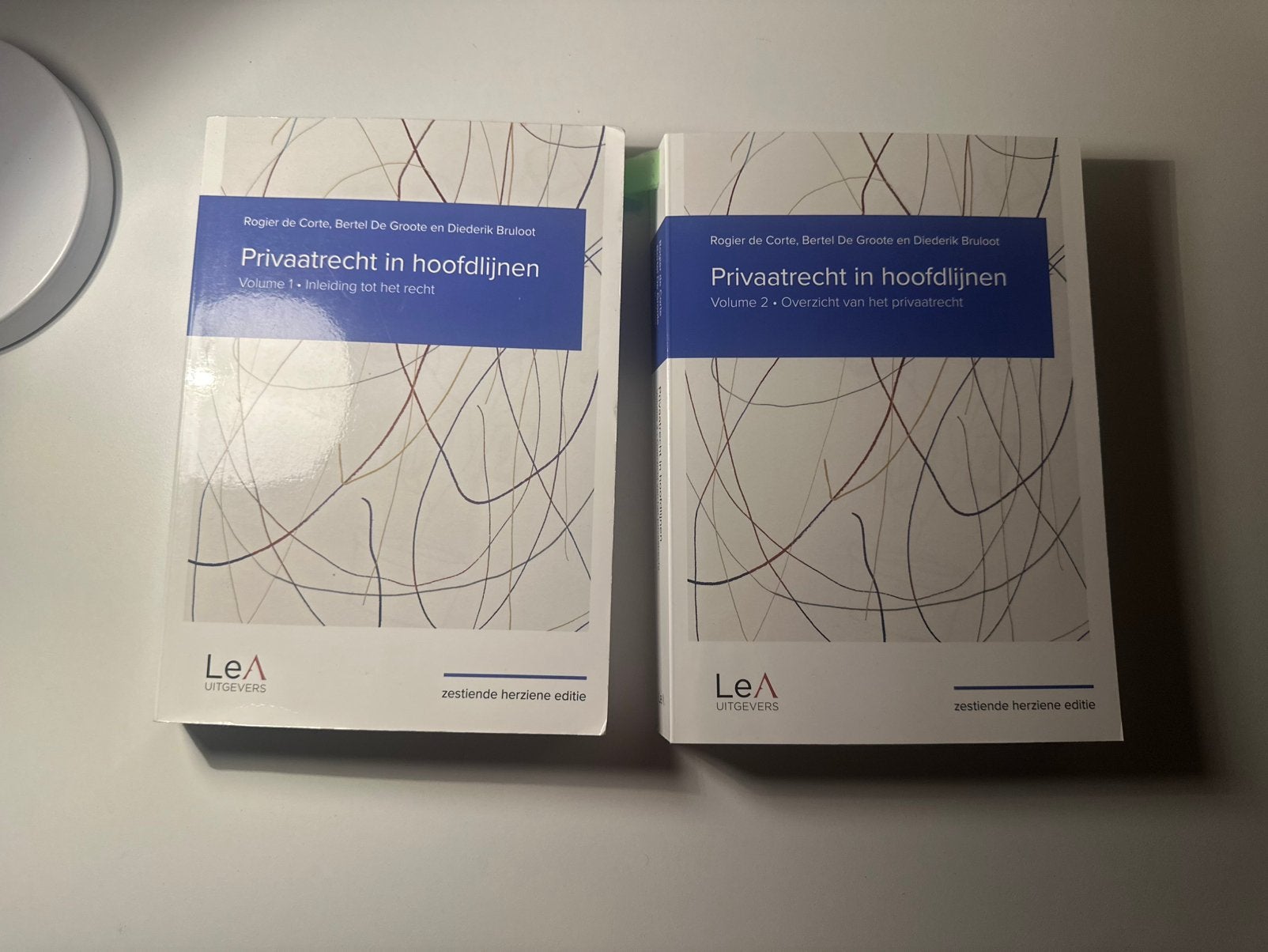 Handboeken: privaatrecht volume 1 & 2, Boeken, Ophalen of Verzenden, Zo goed als nieuw, Hoger Onderwijs