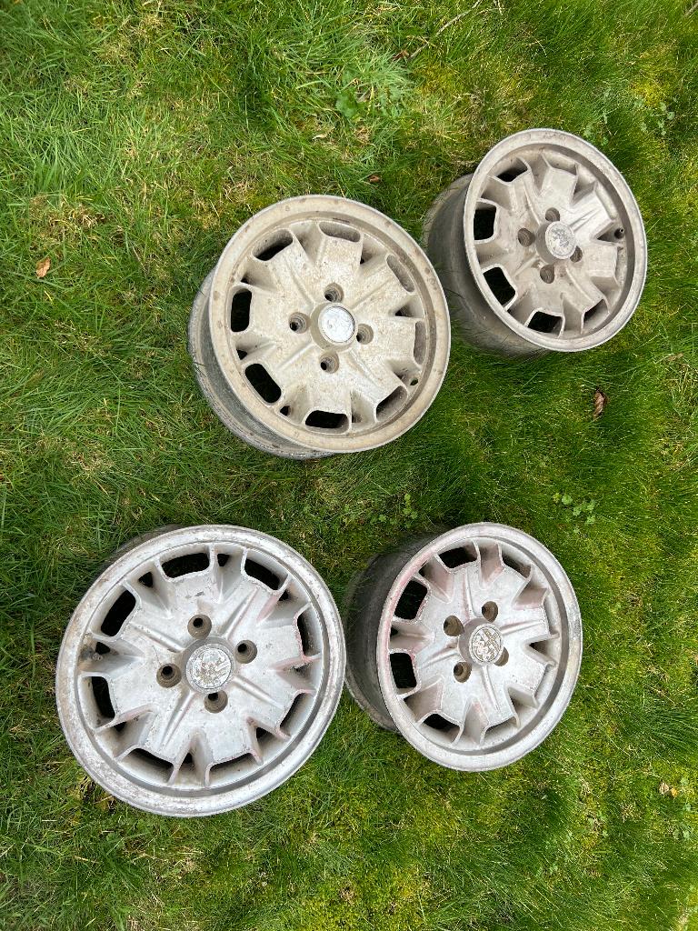 Delta milano velgen voor alfa romeo 105 4x108, Auto-onderdelen, Banden en Velgen, Ophalen, 14 inch, Gebruikt, Velg(en)