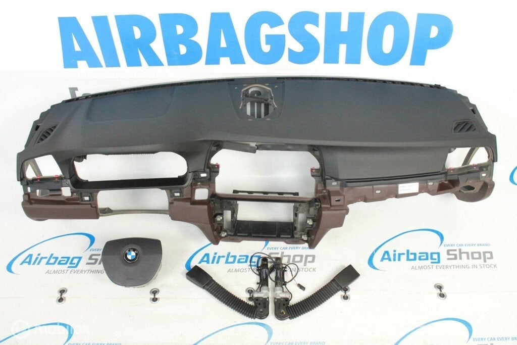 Airbag kit Tableau de bord brun BMW 5 serie F10, Enlèvement ou Envoi, Utilisé