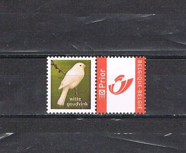 BELGIE-MYSTAMP: ZEGEL POSTFRIS-WITTE GOUDVINK, Ophalen of Verzenden, Postfris
