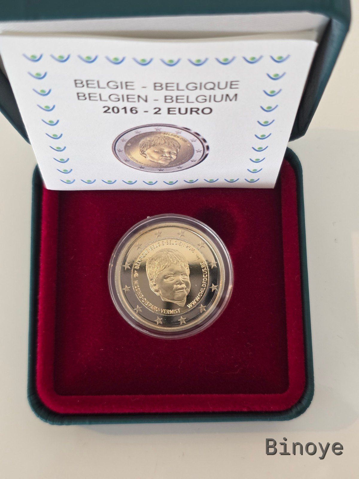 2€ Belgique 2016 Proof – Child Focus, Postzegels en Munten, Ophalen of Verzenden, België, 2 euro