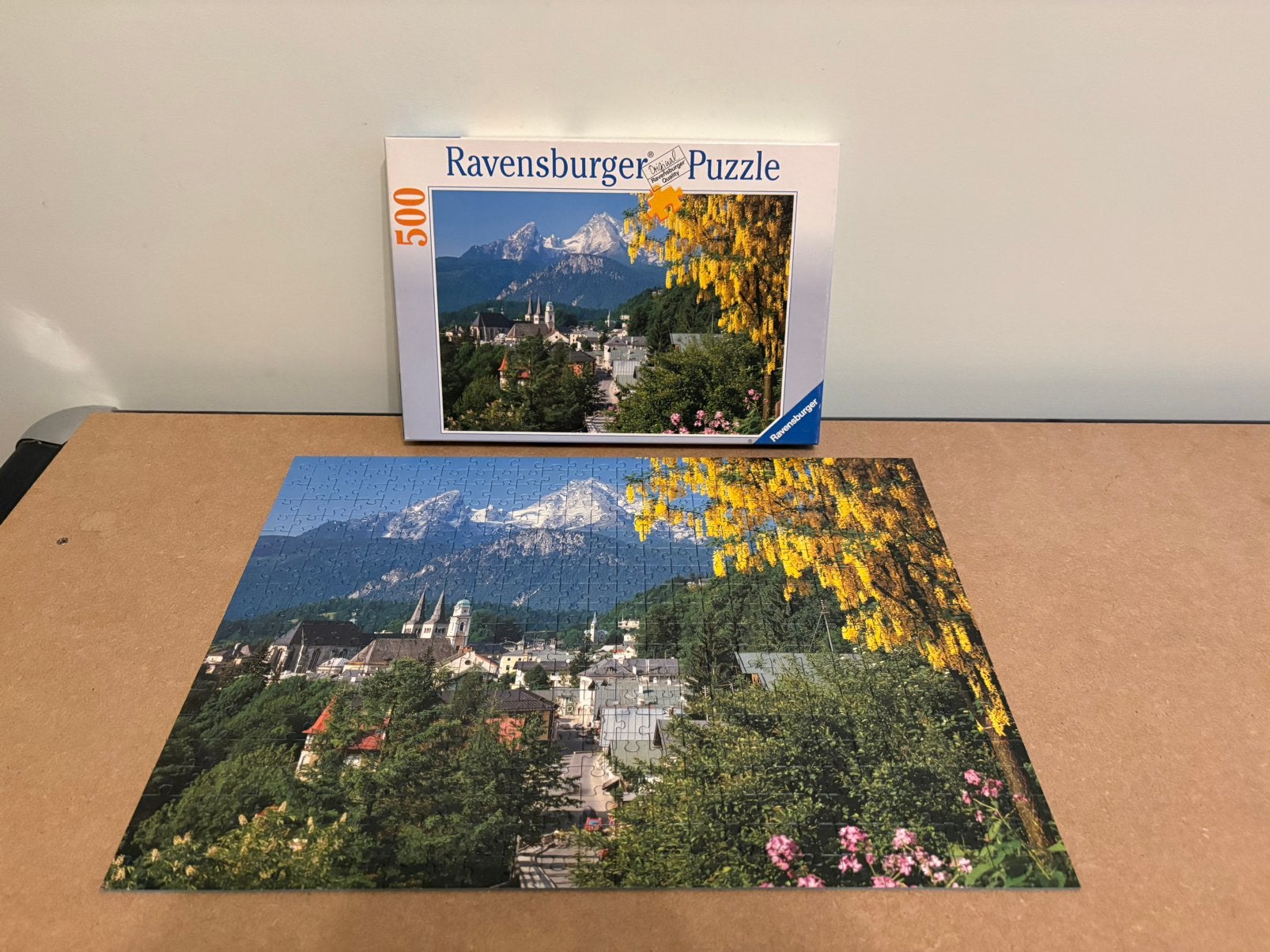 Ravensburger puzzel: zomer in Berchtesgaden 500 stukjes, Hobby en Vrije tijd, Denksport en Puzzels, Ophalen of Verzenden, 500 t/m 1500 stukjes