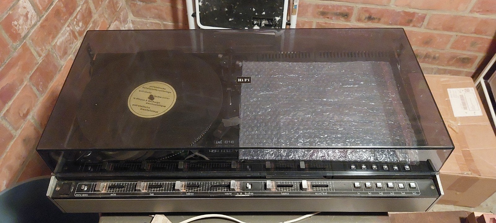 Barco playcenter 2000 - platenspeler radio en casette, Enlèvement, Utilisé, Tourne-disque, Autres marques