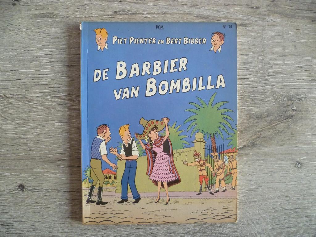 Piet Pienter en Bert Bibber – De barbier van Bombilla, Livres, BD, Utilisé, Une BD, Enlèvement ou Envoi