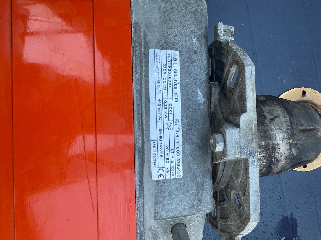 Mazout brander, Ophalen, Gebruikt, Onderdeel, 6 t/m 10 jaar oud