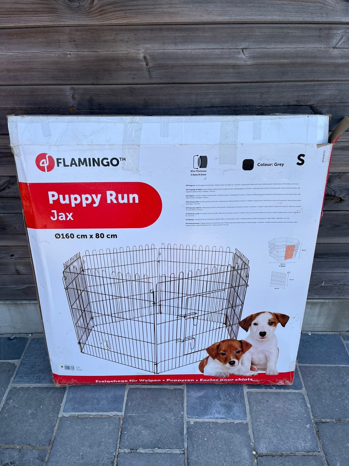 Puppyren, Dieren en Toebehoren, Hondenhokken, Ophalen, Zo goed als nieuw