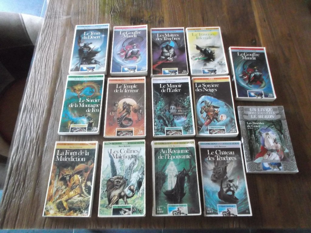 lot à composer vous même livre dont vous êtes le héros, Ophalen of Verzenden, Gelezen