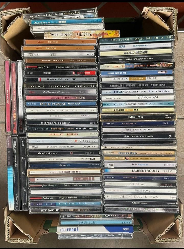 120 CD (français, italien et espagnol)., Cd's en Dvd's, Cd's | Overige Cd's, Ophalen
