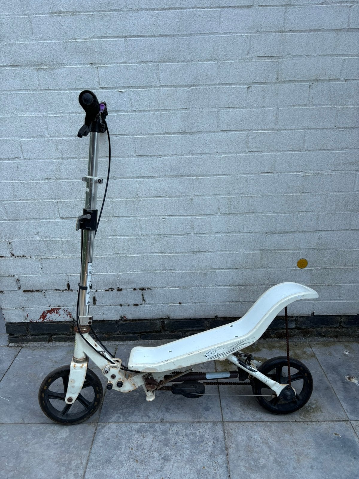 Spacescooter in werkende staat., Fietsen en Brommers, Ophalen, Gebruikt, Kickbike