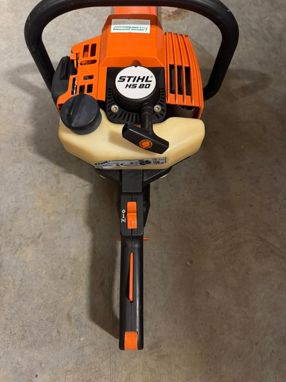 Heggenschaar stihl hs 80, Ophalen, Gebruikt, Benzine, Stihl