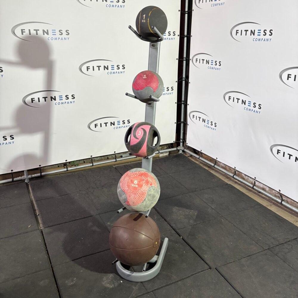 Ballen Rek - Incl. Medicijnballen, Sport en Fitness, Fitnessmaterialen, Ophalen of Verzenden, Gebruikt, Benen, Fitnessbal