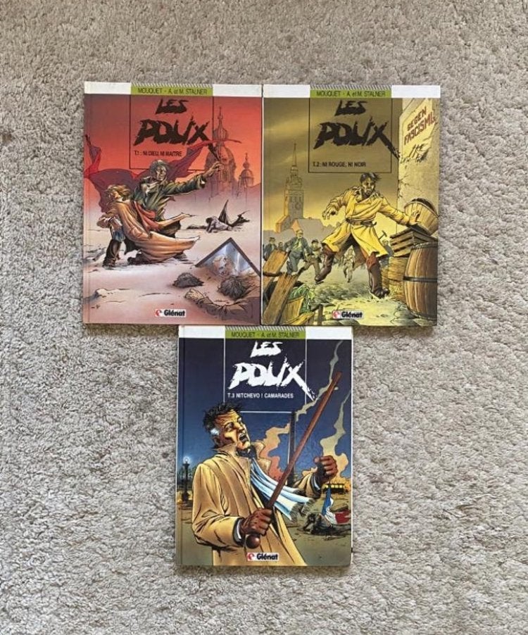 Lot BD Les Poux 3 tomes EO, Livres, Plusieurs BD, Enlèvement ou Envoi, Comme neuf
