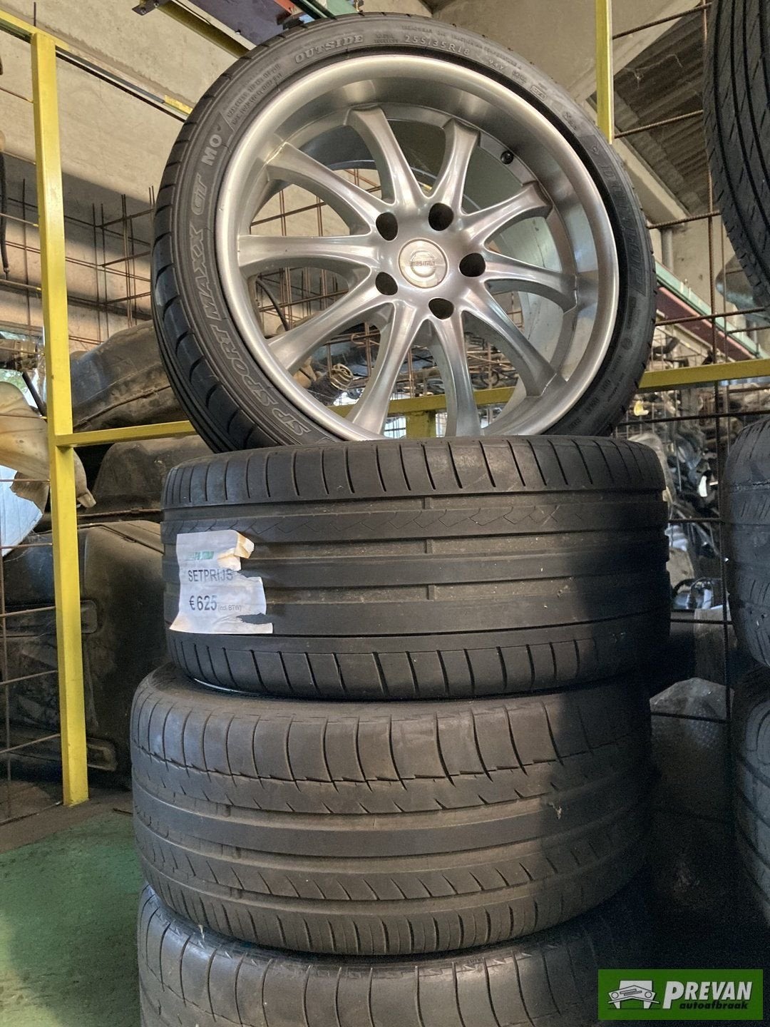 BMW E39 zomerbanden velgen 255/55/18 Dunlop, Autos : Pièces & Accessoires, Pneus et Jantes, 255 mm, Véhicule de tourisme, Pneus été