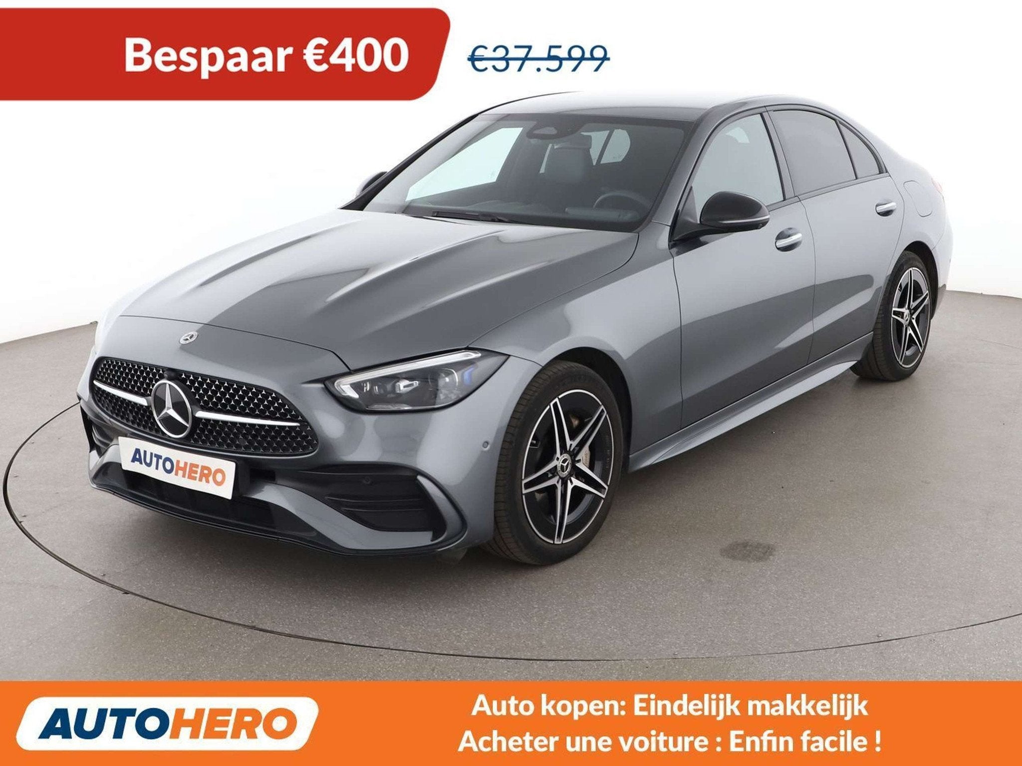 Mercedes-Benz C-Klasse 300 C300e AMG Line (bj 2022), Auto's, Mercedes-Benz, Automaat, 4 deurs, Achterwielaandrijving, Gebruikt