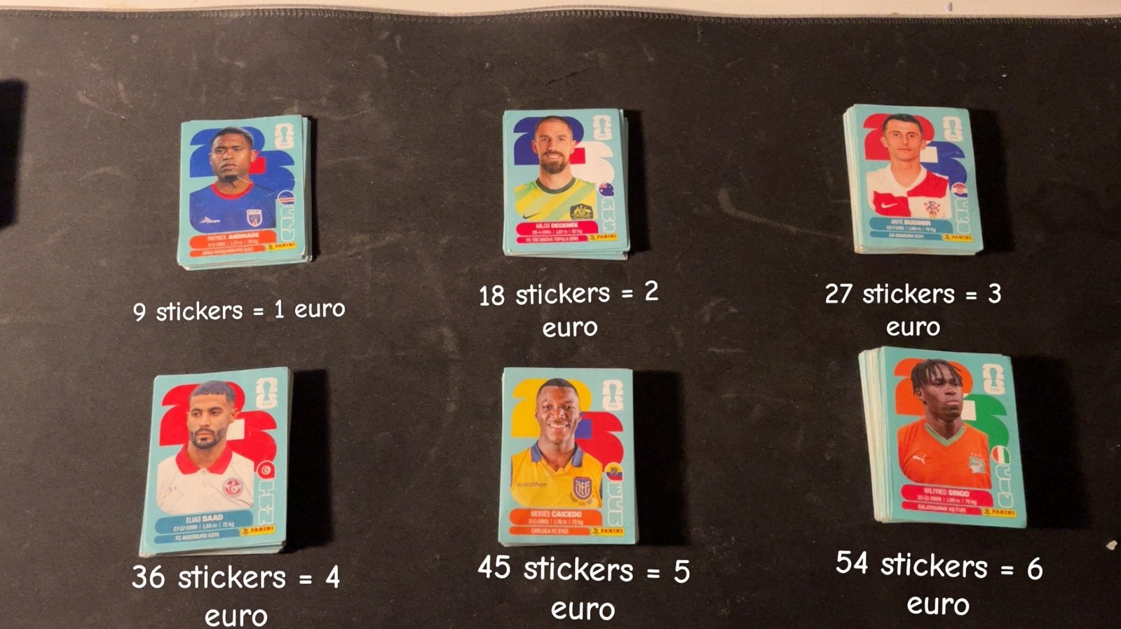 Panini stickers, Enlèvement ou Envoi, Comme neuf