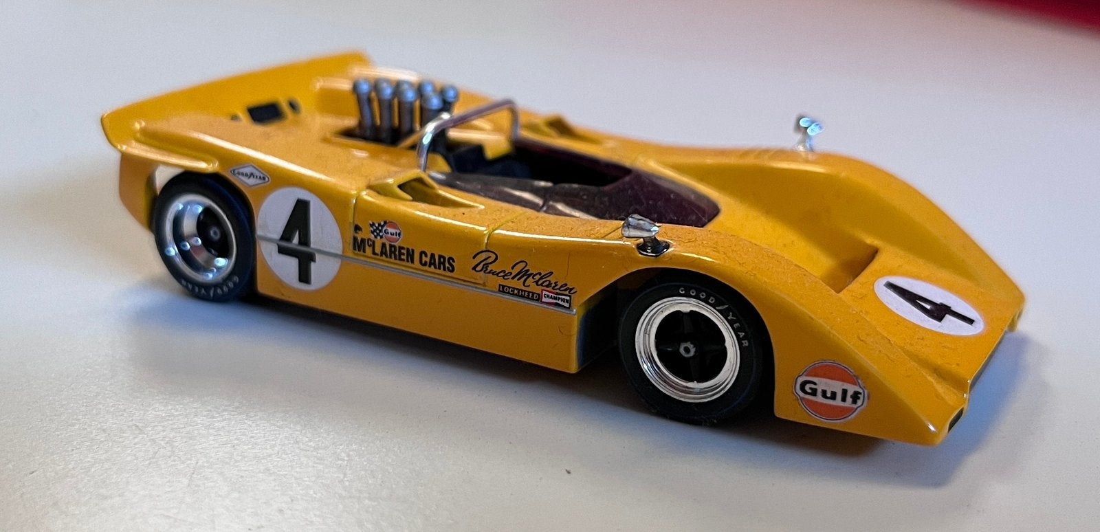1/43 McLaren M8A Canam 1968. MINICHAMPS 433684304CC, Enlèvement, Utilisé, Voiture, MiniChamps