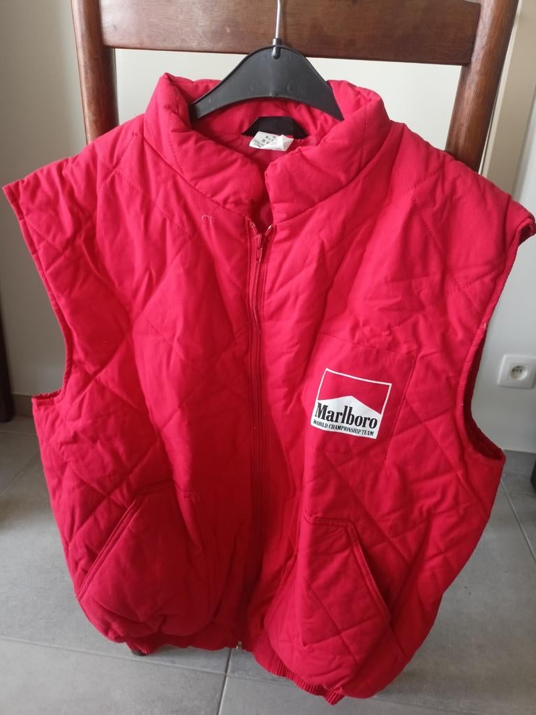 Vintage bodywarmer Marlboro World Championship team XL, Kleding | Heren, Ophalen of Verzenden