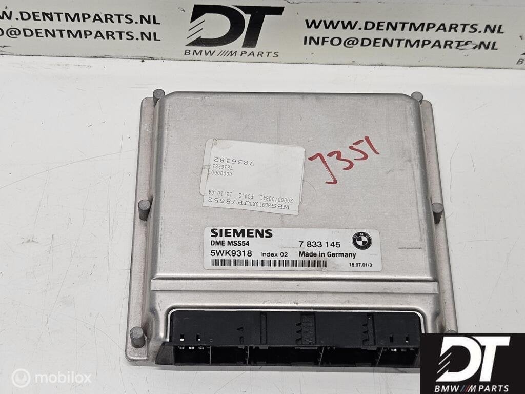 DME ECU MSS54 BMW M3 E46 S54 3.2 S54B32 12147833145, Enlèvement ou Envoi, Utilisé, BMW, BMW