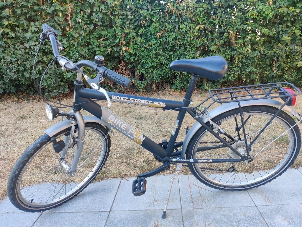 Jongensfiets Bike Fun 24 inch, Fietsen en Brommers, Ophalen, Velgrem, BikeFun Kids (BFK), Handrem