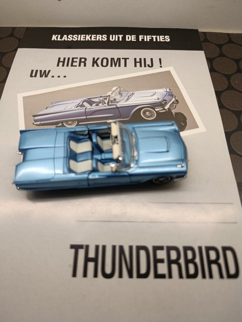 Ford Thunderbird 1958 Franklin Mint 1/43, Enlèvement ou Envoi, Neuf, Voiture, Autres marques