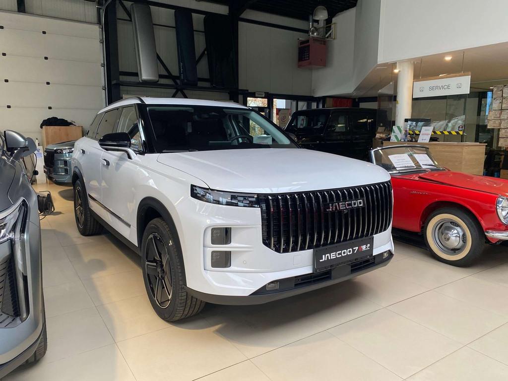 Jaecoo J7 PHEV Exclusive Full Option 7 jaar garantie!, Auto's, Automaat, 4 cilinders, 347 pk, Parkeersensor