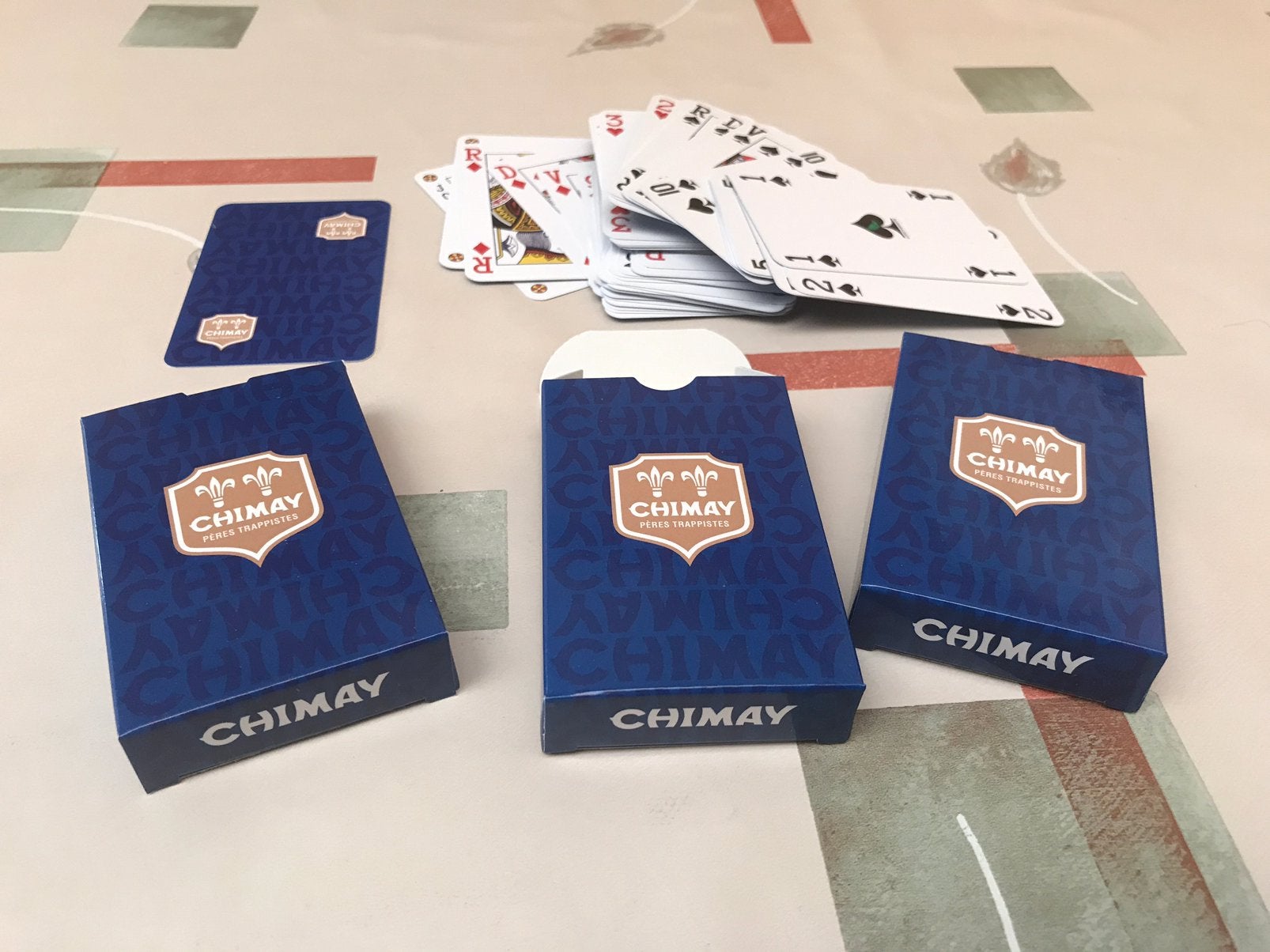 Cartes à jouer trappiste Chimay, 3 pour 12€, Enlèvement ou Envoi, Neuf, Ustensile