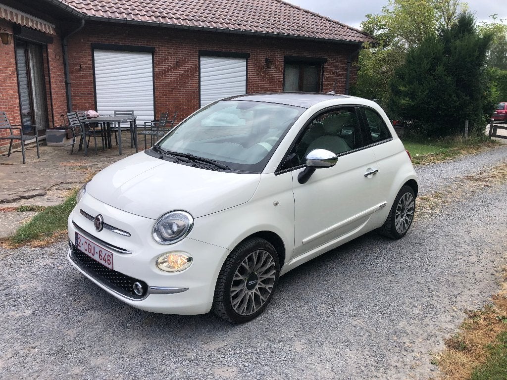FIAT 500 1.2E 70 cv, Voorwielaandrijving, 4 zetels, Stof, 4 cilinders