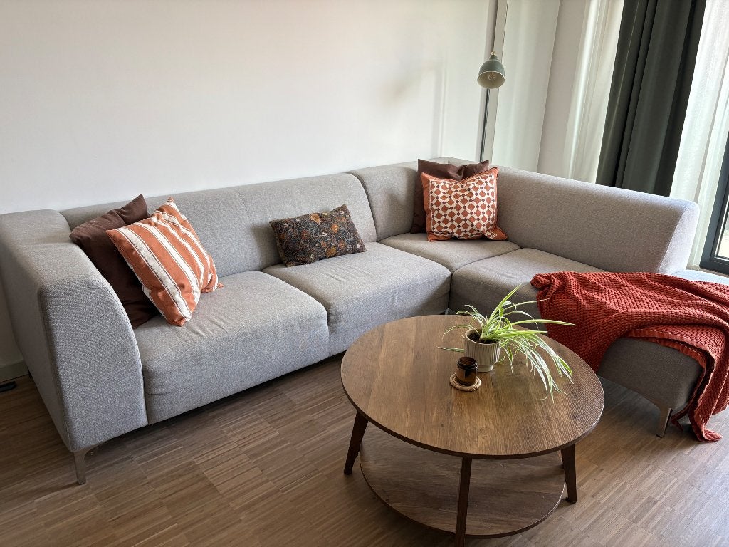 Grey L-shaped Sofa, Maison & Meubles, Enlèvement, Comme neuf