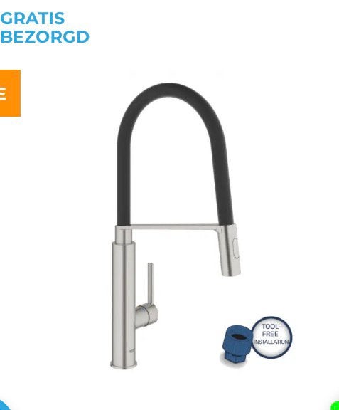 GROHE robilet mitigeur cuisine, Bricolage & Construction, Sanitaire, Enlèvement, Neuf