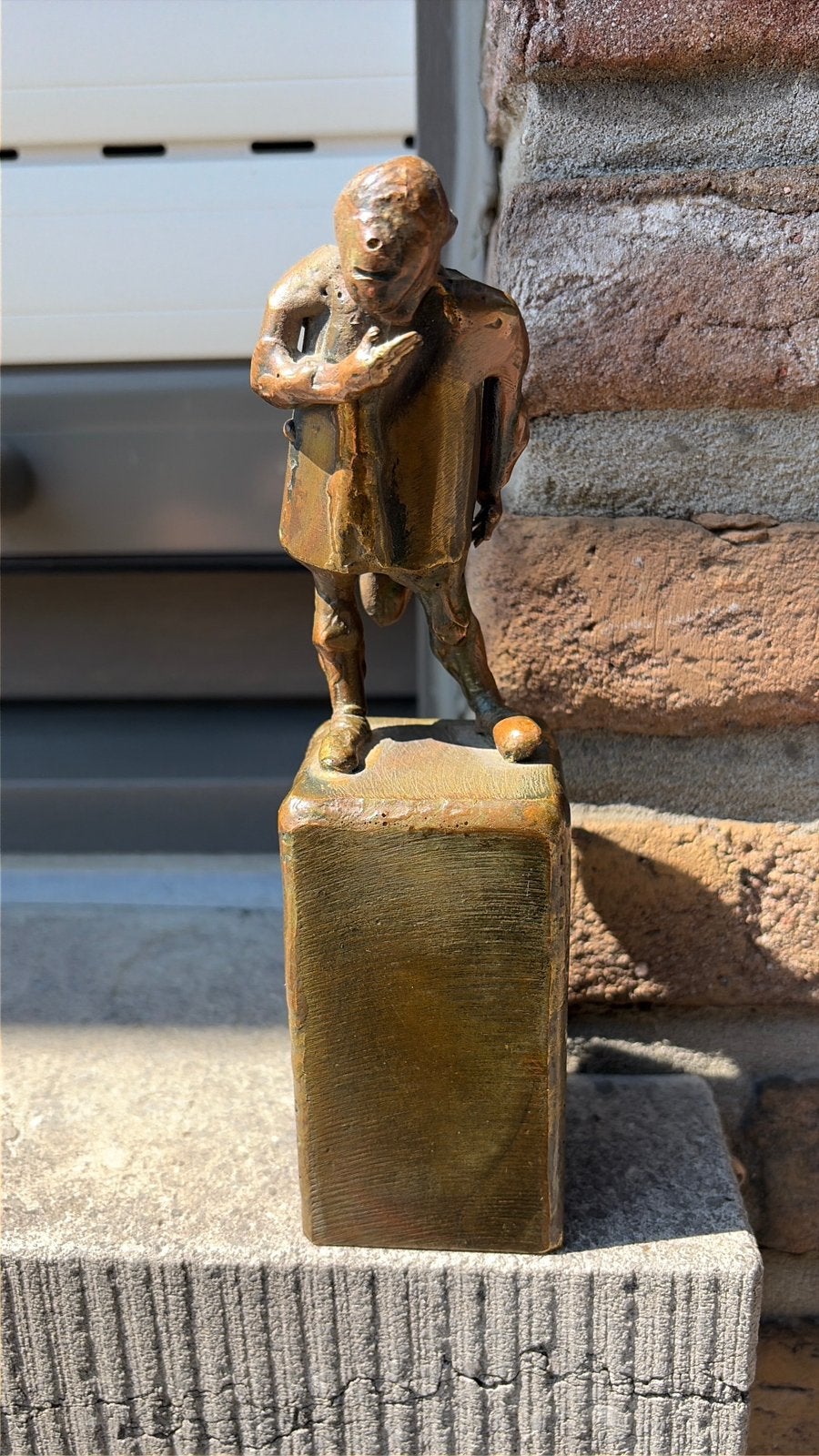 Jef Claerhout ( 1937. - 2022 )bronzen beeldje, Antiek en Kunst, Ophalen, Beeld
